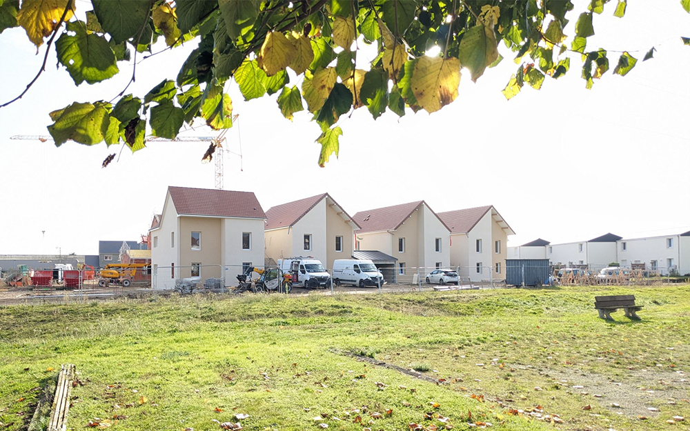Ro.Me Architectes - Chantier Champagné Sarthe Habitat