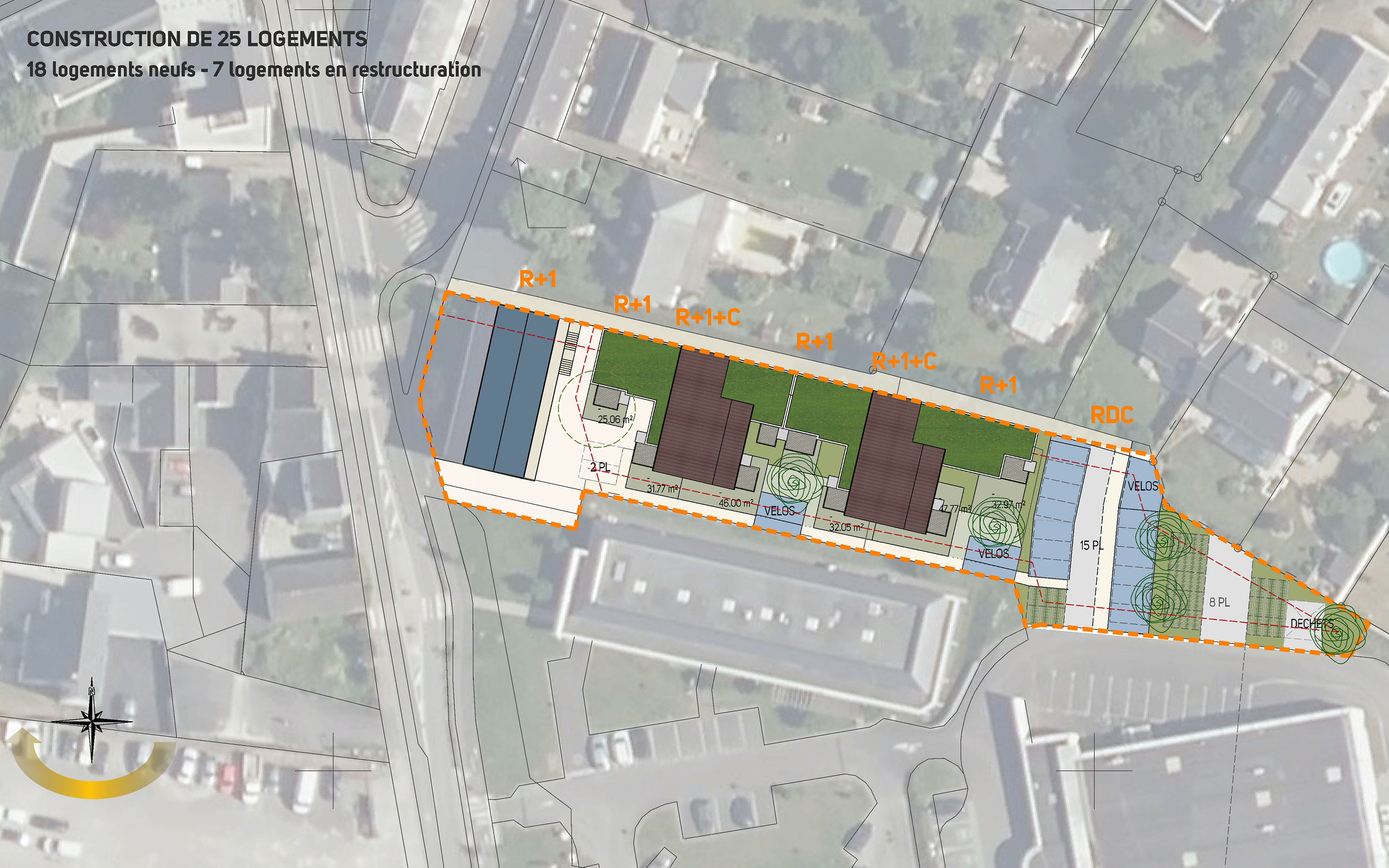 Vilogia - Clos Saint Gildas - Ro.Me Architectes - Plan masse
