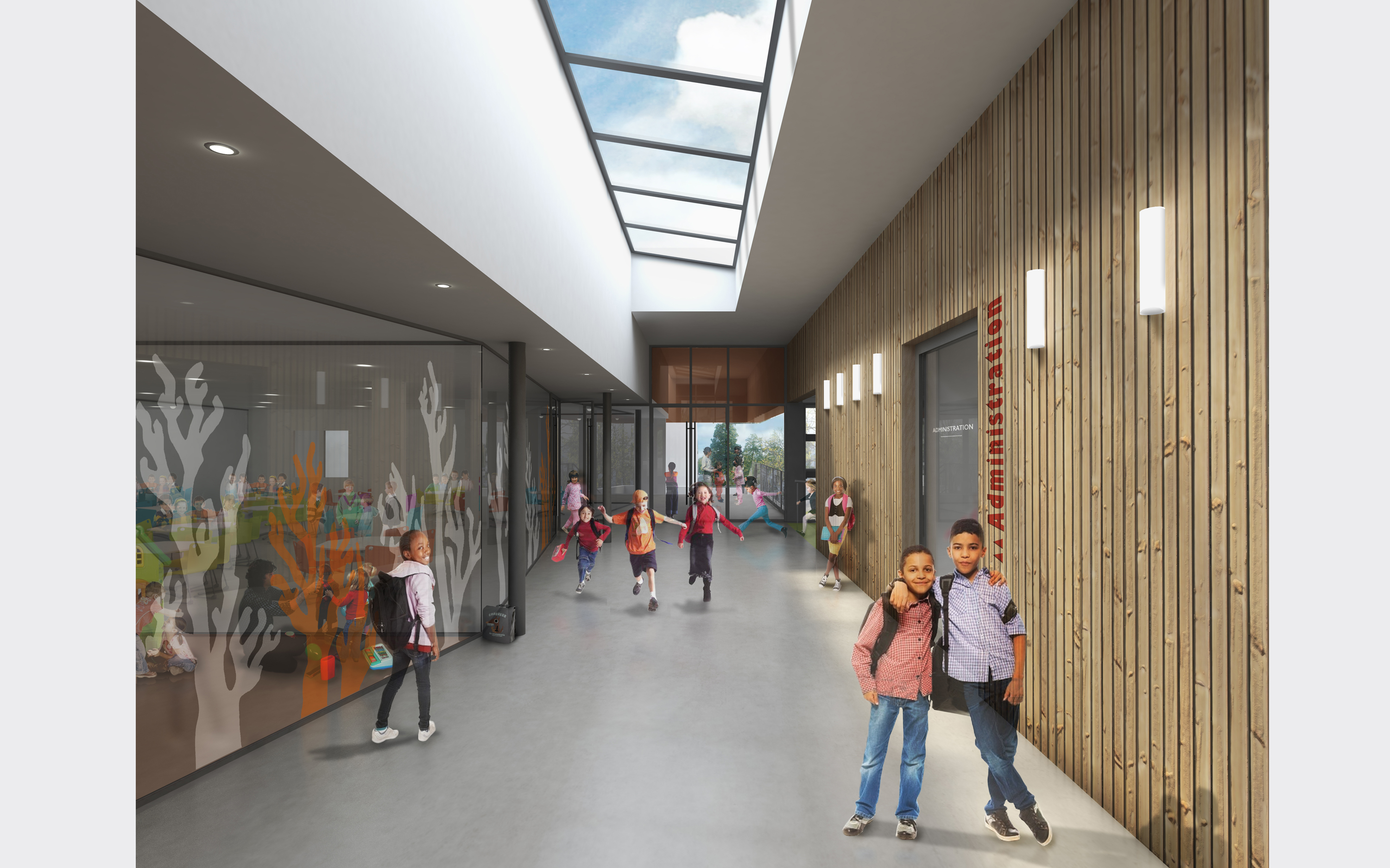 Groupe scolaire Voltaire RO.ME Architectes angers RAW