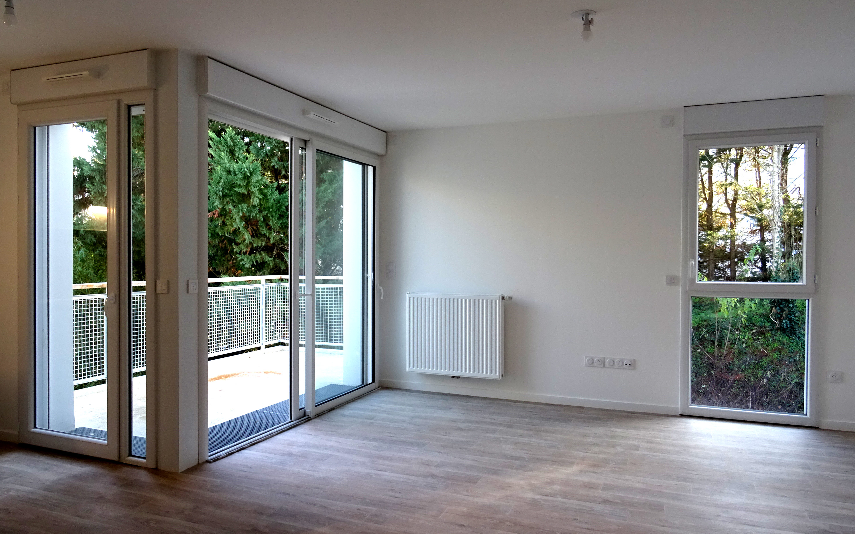 Vue de l'intérieur d'un logement - Logements rue Lareveillère à ANGERS (49)