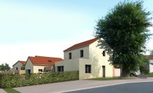 PERSPECTIVE Montrevault-sur-Evre - 16 logements individuels - Meldomys - Ro.Me Architectes