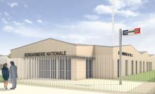 Perspective Gendarmerie - RO.ME ARCHITECTES