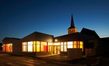 restaurant scolaire briollay ALM RO.ME Architectes  photo Paul Grandsard