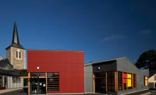 restaurant scolaire briollay ALM RO.ME Architectes  photo Paul Grandsard